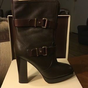 Coach heel boots